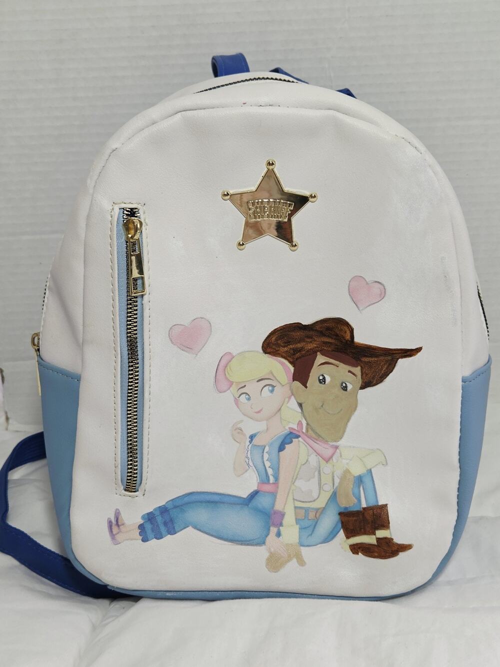 Disney Pixar Toy Story Bo Peep Woody Mini Backpack Retired Discontinued Htf